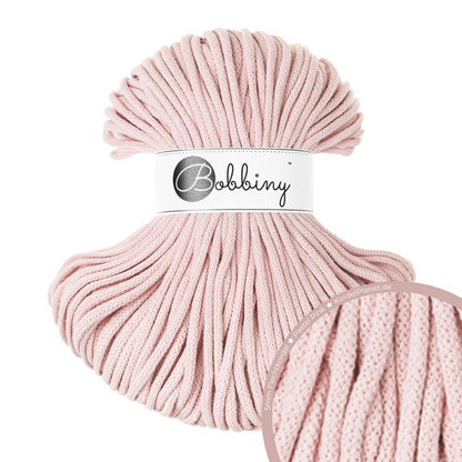 Bobbiny Flechtkordel Pastel Pink Ø 5 mm