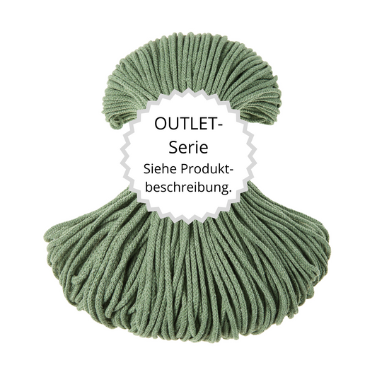 OUTLET Flechtkordel Eucalyptus Green Ø 3 mm