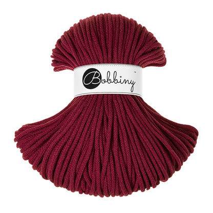 Bobbiny Flechtkordel Wine Red Ø 5 mm