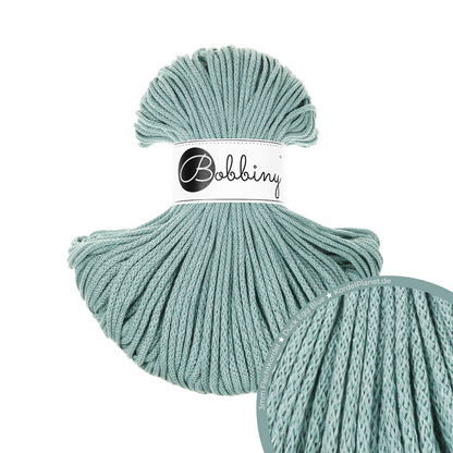 Bobbiny Flechtkordel Duck Egg Blue Ø 3 mm