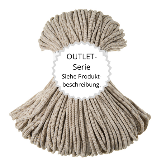 OUTLET Flechtkordel Beige Ø 5 mm