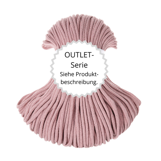 OUTLET Flechtkordel Blush Ø 5 mm