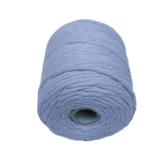 Makramee-Schnur aus Baumwolle - Lila (3 mm - 200 Meter)